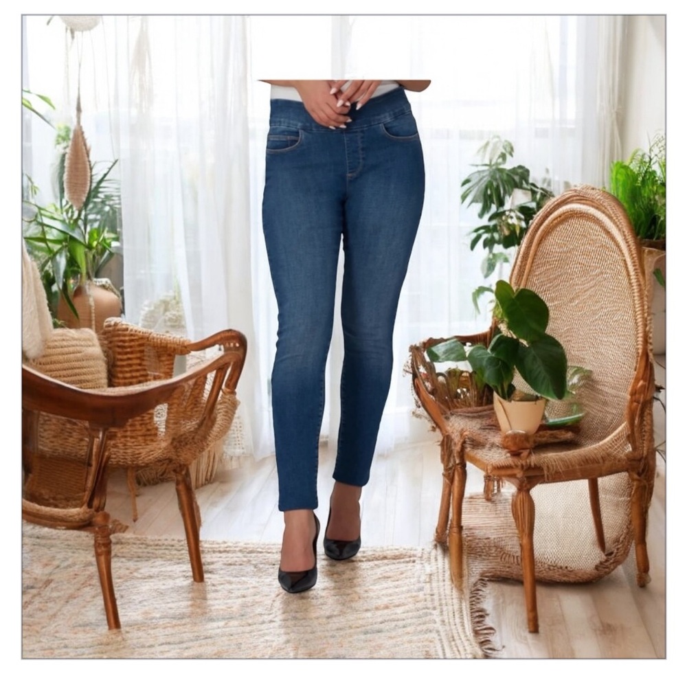 Lole Jean -Pull on style  -Support and stretch- NWOT! Sz10​-mid-hi-rise-Skinny💙​